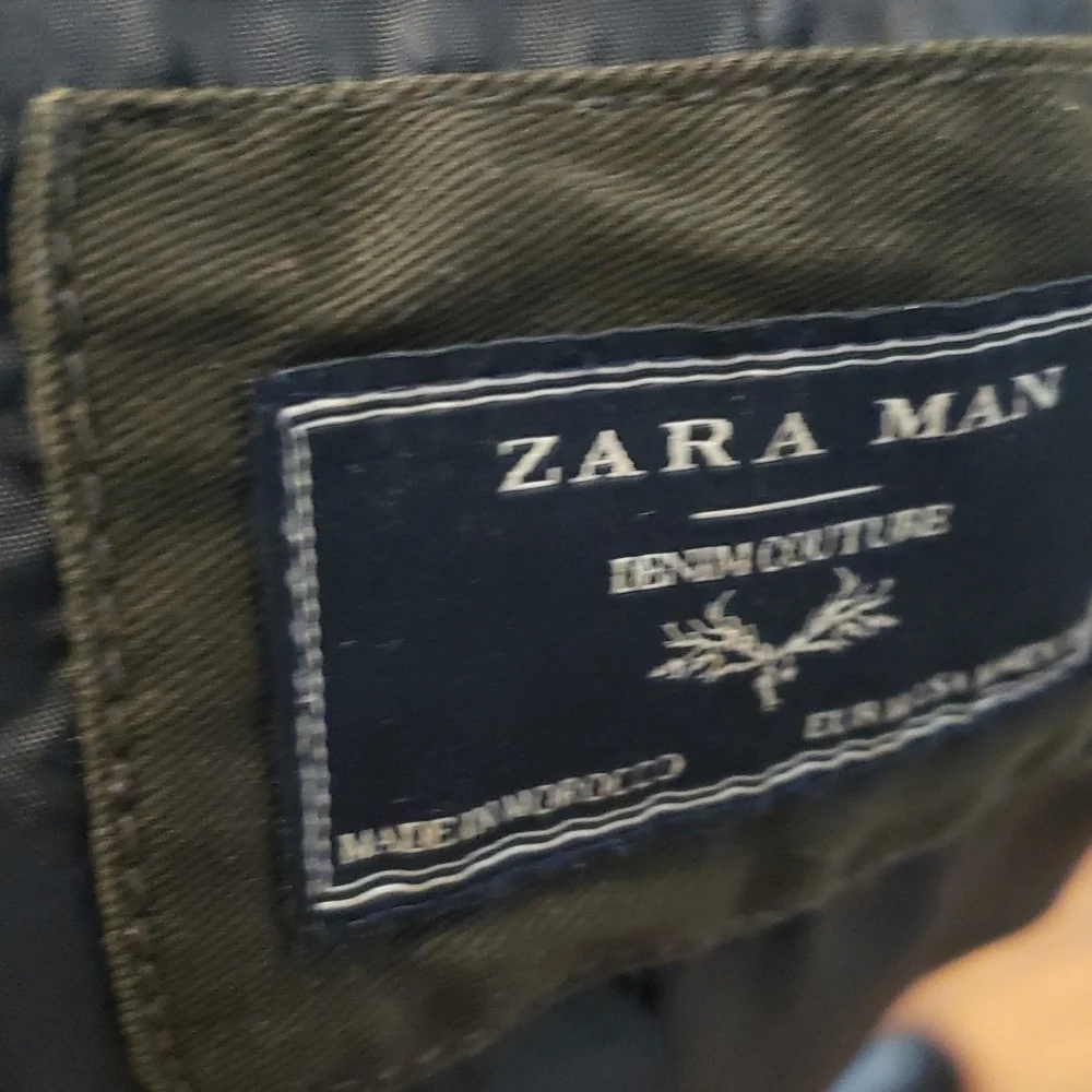 RARE  Zara Mens Camo Biker Couture Jacket Sz M - Picture 6 of 9